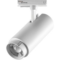 218026 Однофазный белый двужильный спот с выбором мощности 10-15-22Вт, цветовой температуры 3000-4000-6000 и угла освещения 15-60° Lightstar BARRA Fuoco P+CCT