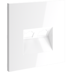 VLS001401 Накладка для розетки компьютерной двойной RJ45 категории 6Е (для проводов CAT5-CAT6 до 10 Гбит/сек) белого глянцевого цвета VOLTUM S70 (белый глянцевый) VLS001401 Накладка для розетки компьютерной двойной RJ45 категории 6Е (для проводов CAT5-CAT6 до 10 Гбит/сек) белого глянцевого цвета VOLTUM S70 (белый глянцевый)