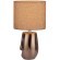 8150/1T MODERNI LN25 бронза/бежевый, керамика/текстиль Настольная лампа Е27 1*60W 220V AKIVI
