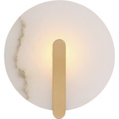 SL1195.301.01 Светильник настенный ST-Luce латунь/алебастр LED 1*5W 3000K MONTRE