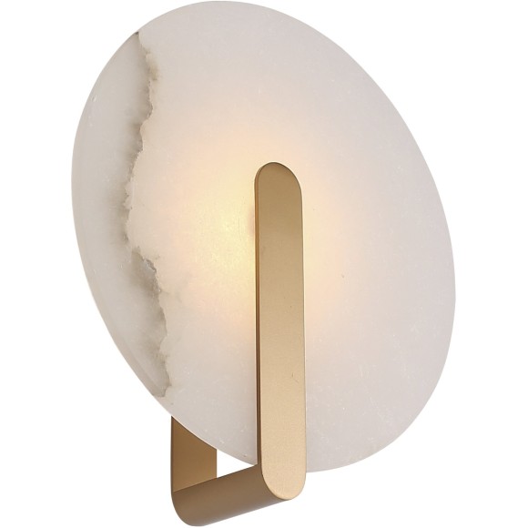 SL1195.301.01 Светильник настенный ST-Luce латунь/алебастр LED 1*5W 3000K MONTRE