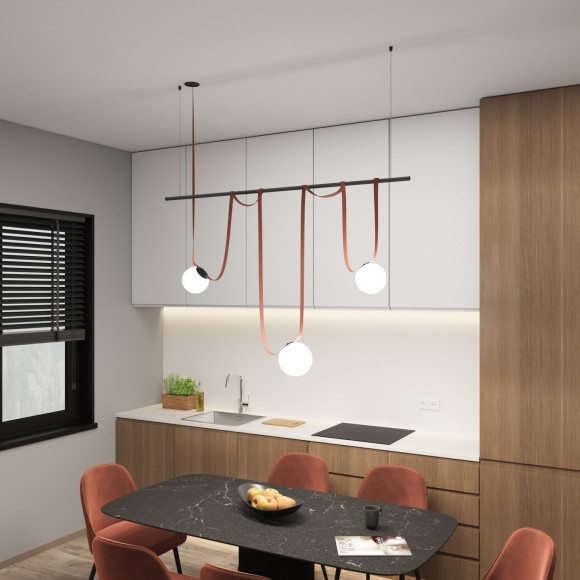 Штанга 150см для шинопровода-ремня Denkirs Belty TR5532-BK