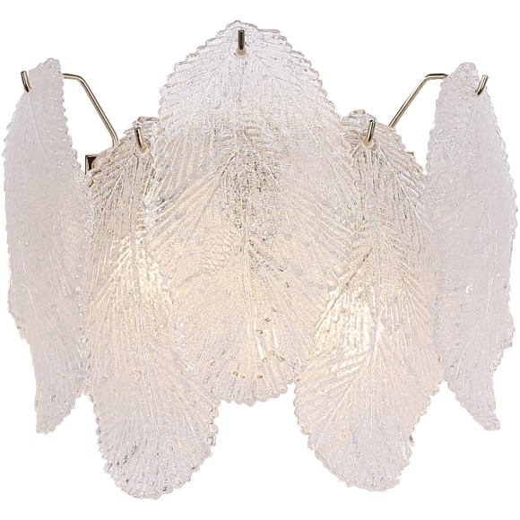 SL6135.201.02 Светильник настенный ST-Luce золотистый/прозрачный, янтарный G9LED 2*5W LIGHTSOME