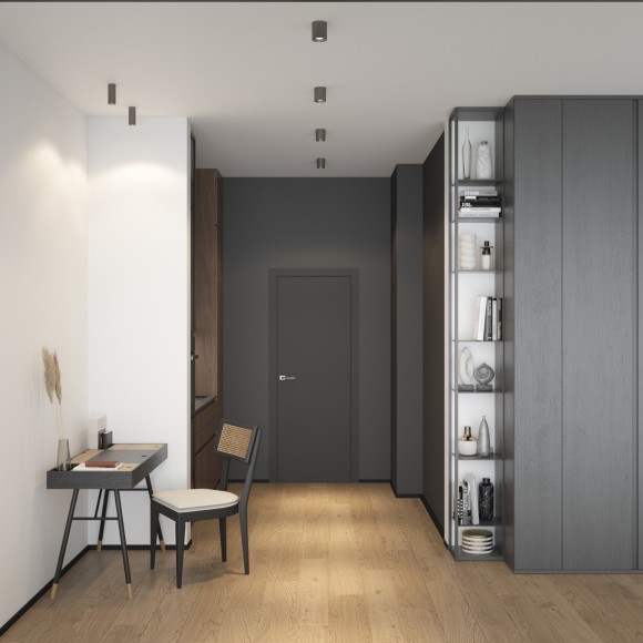 Спот накладной (для совпад. цвета с трек системой Shine) Denkirs TUBE DK2615-DN