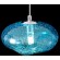 Crystal Lux FORMLESS SP1 BLUE 4124/201 Светильник подвесной с голубым стеклянным плафоном диаметром 15см под лампу G9