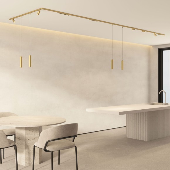 DK5772-SB Трековый магнитный светодиодный светильник Denkirs Shine 48V CRI90+ 3000К 390Лм 24° 6Вт