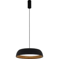 SLE1812-403-01 Светильник подвесной Черный, Древесный/белая LED 1*30W 4000K MUSE