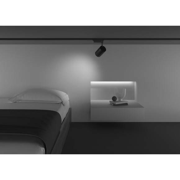 Однофазный двужильный светодиодный трековый светильник Maytoni Unity TR003-1-26W3K-W-B Vuoro 3000К 2690Лм CRI90+ 60° 26Вт