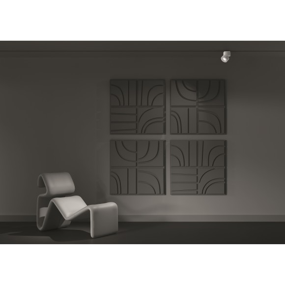 Однофазный двужильный светодиодный трековый светильник Maytoni Unity TR084-1-15W3K-W Yin 3000К 1070Лм CRI90+ 24° 15Вт