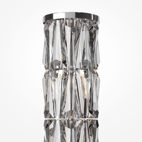 Интерьерная настольная лампа хрустальная с выключателем Puntes MOD043TL-02CH