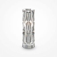 Интерьерная настольная лампа хрустальная с выключателем Puntes MOD043TL-02CH
