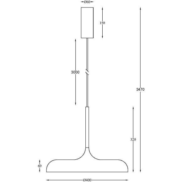 Подвесной светильник Maytoni MOD189PL-L18GR3K1