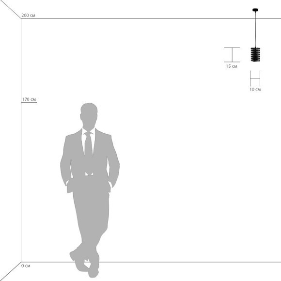 Подвесной светильник с 1 плафоном Lightstar 795414 Cristallo под лампу 1xG9 40W