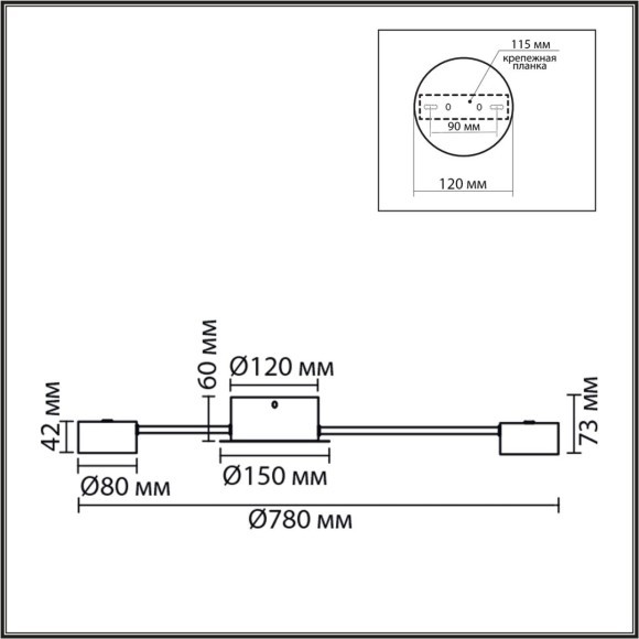 8343/8C Люстра Lumion COMFI GX53 56W 220V TORINA 8343/8C Люстра Lumion COMFI GX53 56W 220V TORINA
