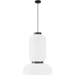 SLE6021-503-02 Светильник подвесной черный/белый D350*H500mm E27 2*60W LYKKE SLE6021-503-02 Светильник подвесной черный/белый D350*H500mm E27 2*60W LYKKE