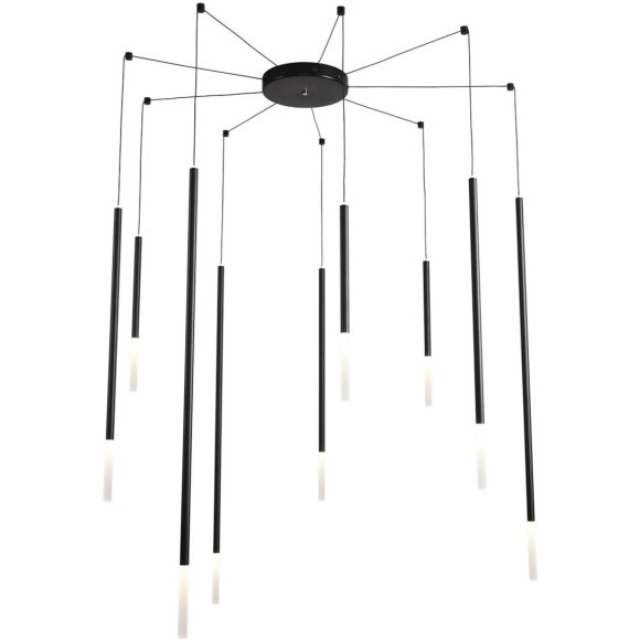 8400/27L Подвесная светодиодная люстра-паук с проводами 3м и плафонами разной длины LED 27Вт 990Лм 3000K CRI80 220V LUMION STICK