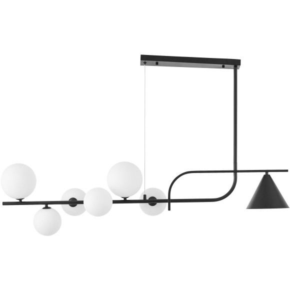 Подвесной светильник Lumina Deco LDP 7036-7 BK+WT