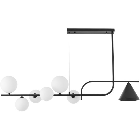 Подвесной светильник Lumina Deco LDP 7036-7 BK+WT