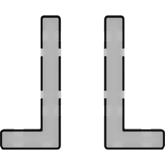 VLS080401 Модули подсветки клавиш для двухклавишных выключателей или переключателей VOLTUM S70