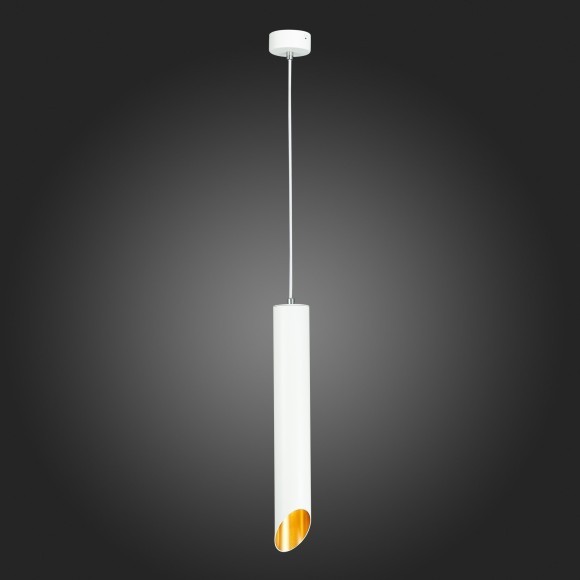 ST152.513.01 Светильник подвесной Белый GU10 1*50W  IP20 D60xH400 220V Без ламп Подвесные светильники