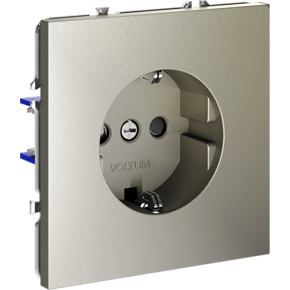 VLS040204 Розетка встраиваемая с заземлением и защитными шторками максимальный ток 16 Ампер (3500 Ватт) шелкового цвета VOLTUM S70 (шелк) VLS040204 Розетка встраиваемая с заземлением и защитными шторками максимальный ток 16 Ампер (3500 Ватт) шелкового цвета VOLTUM S70 (шелк)