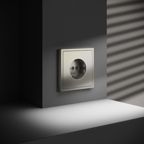 VLS040204 Розетка встраиваемая с заземлением и защитными шторками максимальный ток 16 Ампер (3500 Ватт) шелкового цвета VOLTUM S70 (шелк) VLS040204 Розетка встраиваемая с заземлением и защитными шторками максимальный ток 16 Ампер (3500 Ватт) шелкового цвета VOLTUM S70 (шелк)