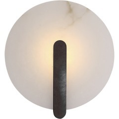 SL1195.401.01 Светильник настенный ST-Luce черный/алебастр LED 1*5W 3000K MONTRE