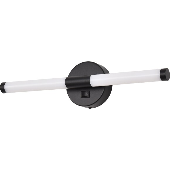 Lightstar Noce 201017 Cветодиодная подсветка для картин и зеркал с матовым черным основанием, шириной 41 см, с выключателем на корпусе и CCT переключением цветности на драйвере, 9Вт 3000;4000;6000К 480Лм CRI90 Lightstar Noce 201017 Cветодиодная подсветка для картин и зеркал с матовым черным основанием, шириной 41 см, с выключателем на корпусе и CCT переключением цветности на драйвере, 9Вт 3000;4000;6000К 480Лм CRI90