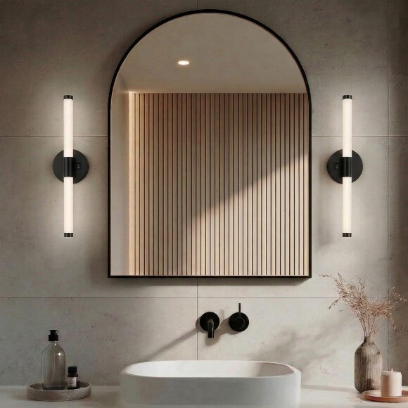 Lightstar Noce 201017 Cветодиодная подсветка для картин и зеркал с матовым черным основанием, шириной 41 см, с выключателем на корпусе и CCT переключением цветности на драйвере, 9Вт 3000;4000;6000К 480Лм CRI90 Lightstar Noce 201017 Cветодиодная подсветка для картин и зеркал с матовым черным основанием, шириной 41 см, с выключателем на корпусе и CCT переключением цветности на драйвере, 9Вт 3000;4000;6000К 480Лм CRI90