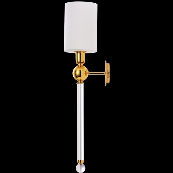Бра Crystal Lux MIRABELLA AP1 GOLD/WHITE