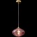 Crystal Lux FORMLESS SP1 VINO 4123/201 Crystal Lux FORMLESS SP1 BLUE 4124/201 Светильник подвесной с розовым/фиолетовым стеклянным плафоном диаметром 15см под лампу G9