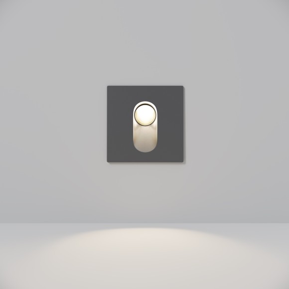 Уличный светильник встраиваемый в дороги и стены Maytoni O022-L3GR Via Urbana IP54 светодиодный LED 3W