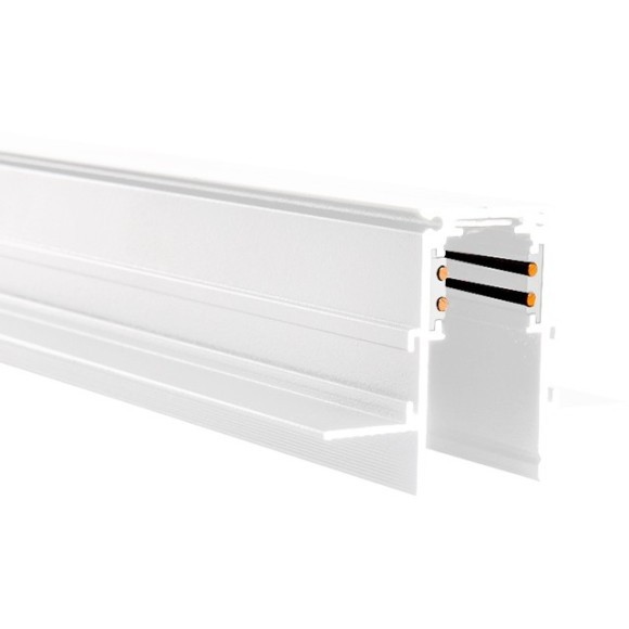 Магнитный шинопровод 2м встраиваемый в ГКЛ 9мм Space 48V Crystallux CLT 0.123 01 L2000 WH