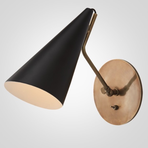Бра Vc Light Clemente Wall Lamp Black By Imperiumloft