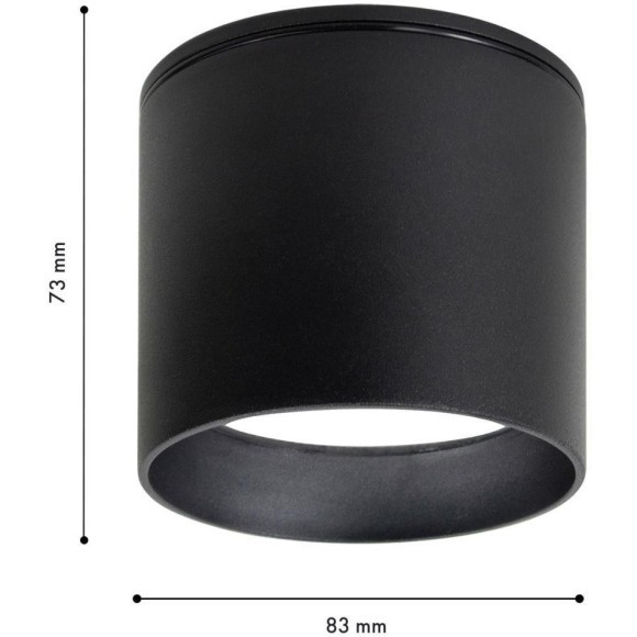 4661-1U, уличный светильник, D83xH73, 1xGX53LEDx15W, IP54, excluded