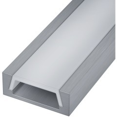 ST017.129.01.1 Накладной профиль с рассеивателем (Комплект: Рассеиватель 2м; Заглушки 2шт; Монтажная Светодиодные ленты ST017.129.01.1 Накладной профиль с рассеивателем (Комплект: Рассеиватель 2м; Заглушки 2шт; Монтажная Светодиодные ленты