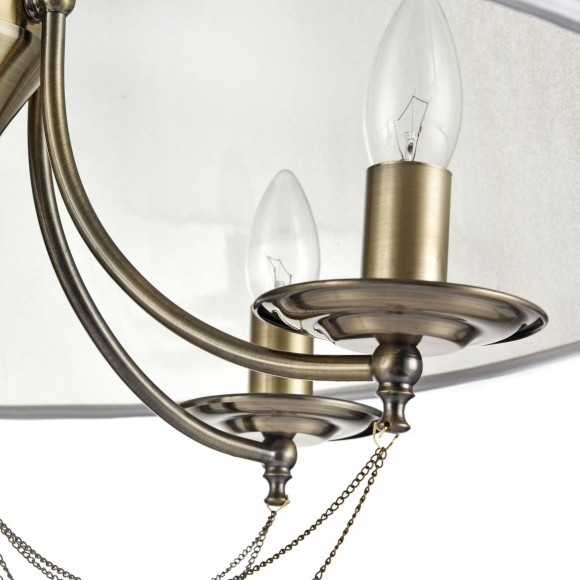 Люстра подвесная Freya FR2908-PL-05C-BZ Garcia под лампы 5xE14 40W