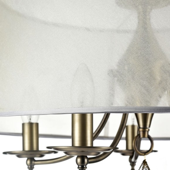 Люстра подвесная Freya FR2908-PL-05C-BZ Garcia под лампы 5xE14 40W