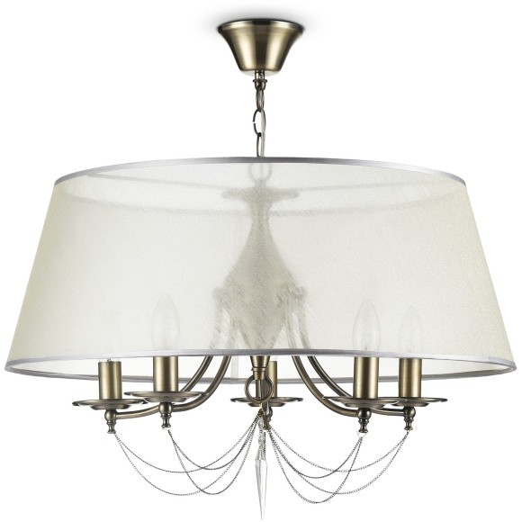 Люстра подвесная Freya FR2908-PL-05C-BZ Garcia под лампы 5xE14 40W