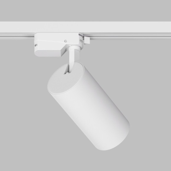 DK6453-WH Трековый светодиодный однофазный двужильный светильник Denkirs SOLID KOPER, 3000K, 24W, 2160Лм, 24° 220V