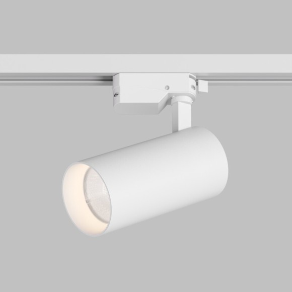 DK6453-WH Трековый светодиодный однофазный двужильный светильник Denkirs SOLID KOPER, 3000K, 24W, 2160Лм, 24° 220V