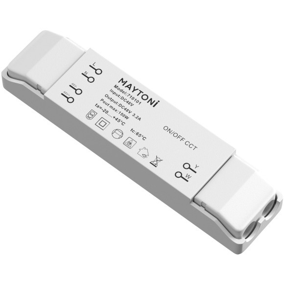 Контроллер Maytoni UNION для систем Axity 48В DC 200Вт DIM/CCT 710101