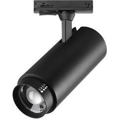 218017 Однофазный черный двужильный спот с выбором мощности 5-9-13Вт, цветовой температуры 3000-4000-6000 и угла освещения 15-60° Lightstar BARRA Fuoco P+CCT