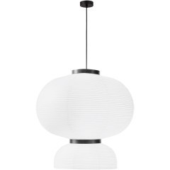 SLE6021-513-02 Светильник подвесной черный/белый D450*H480mm E27 2*60W LYKKE SLE6021-513-02 Светильник подвесной черный/белый D450*H480mm E27 2*60W LYKKE