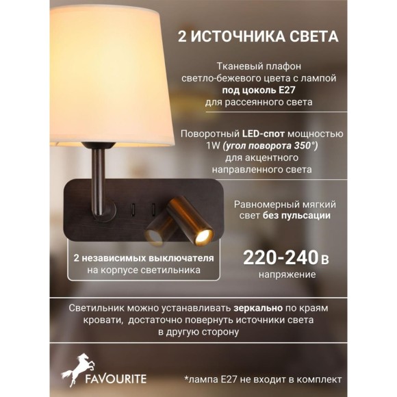 Бра Bingo 2841-1W