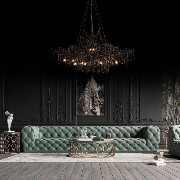 10067/1800 BK Подвесная люстра LOFT IT Bijout