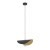 390392 SACEDA Подвесной светильник с 1 лампой E27, 40Вт, IP20, металл, черный-золотой