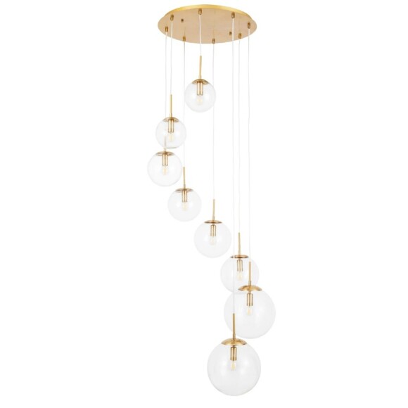 Длинный подвесной светильник Arte Lamp A1900SP-8AB VOLARE под лампы 8xE14 40W