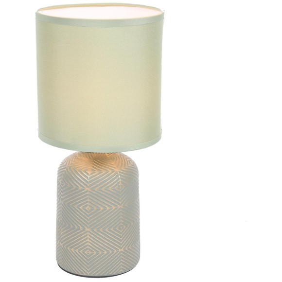 8222/1T MODERNI LN25 зеленый, керамика/текстиль Настольная лампа Е27 1*60W 220V NIANA