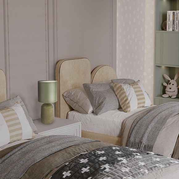 8222/1T MODERNI LN25 зеленый, керамика/текстиль Настольная лампа Е27 1*60W 220V NIANA